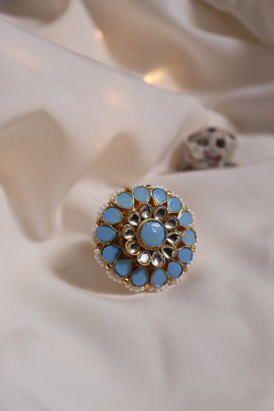 Aakashika Kundan Ring