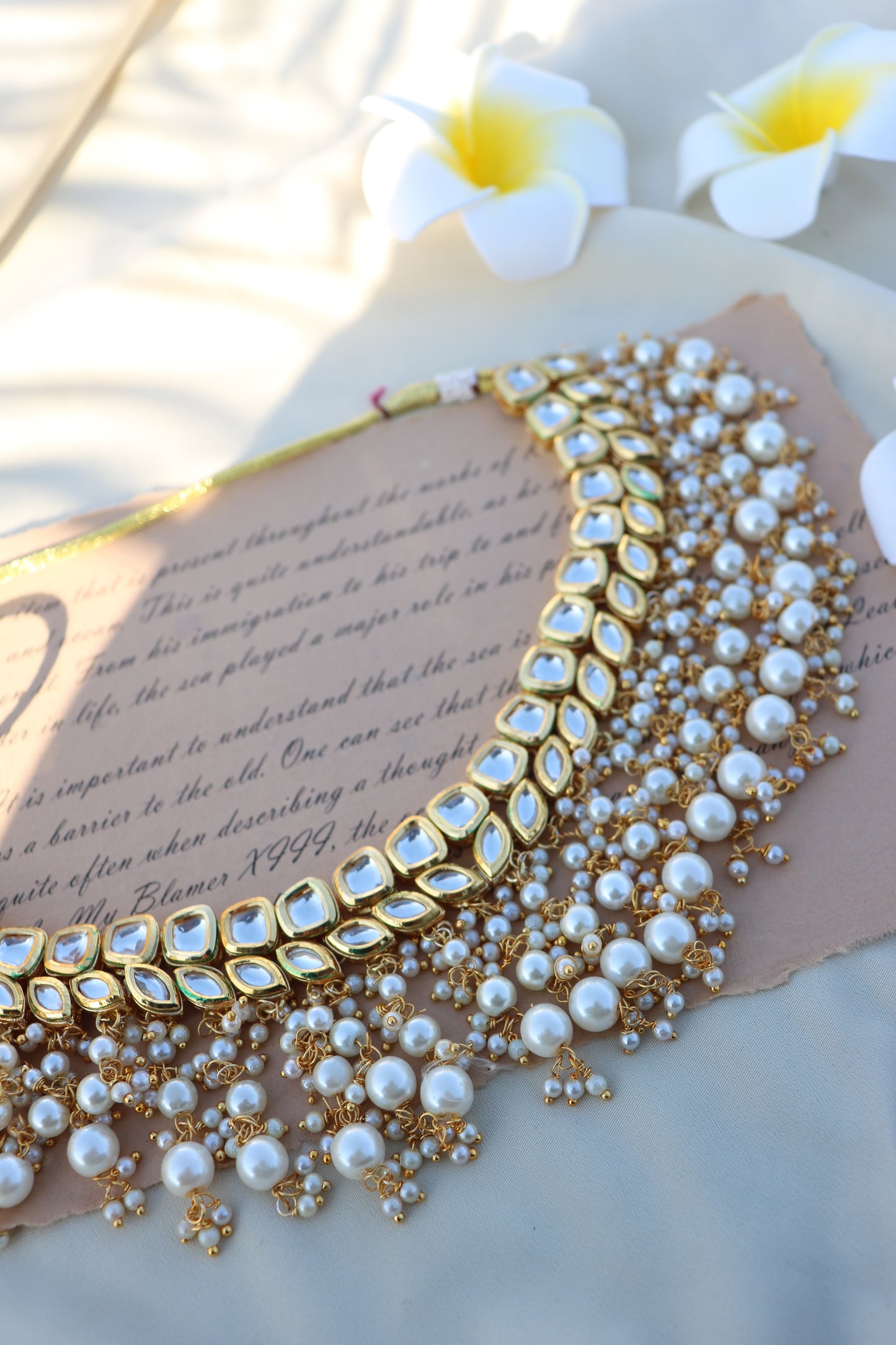 Urvi Kundan Pearls Necklace