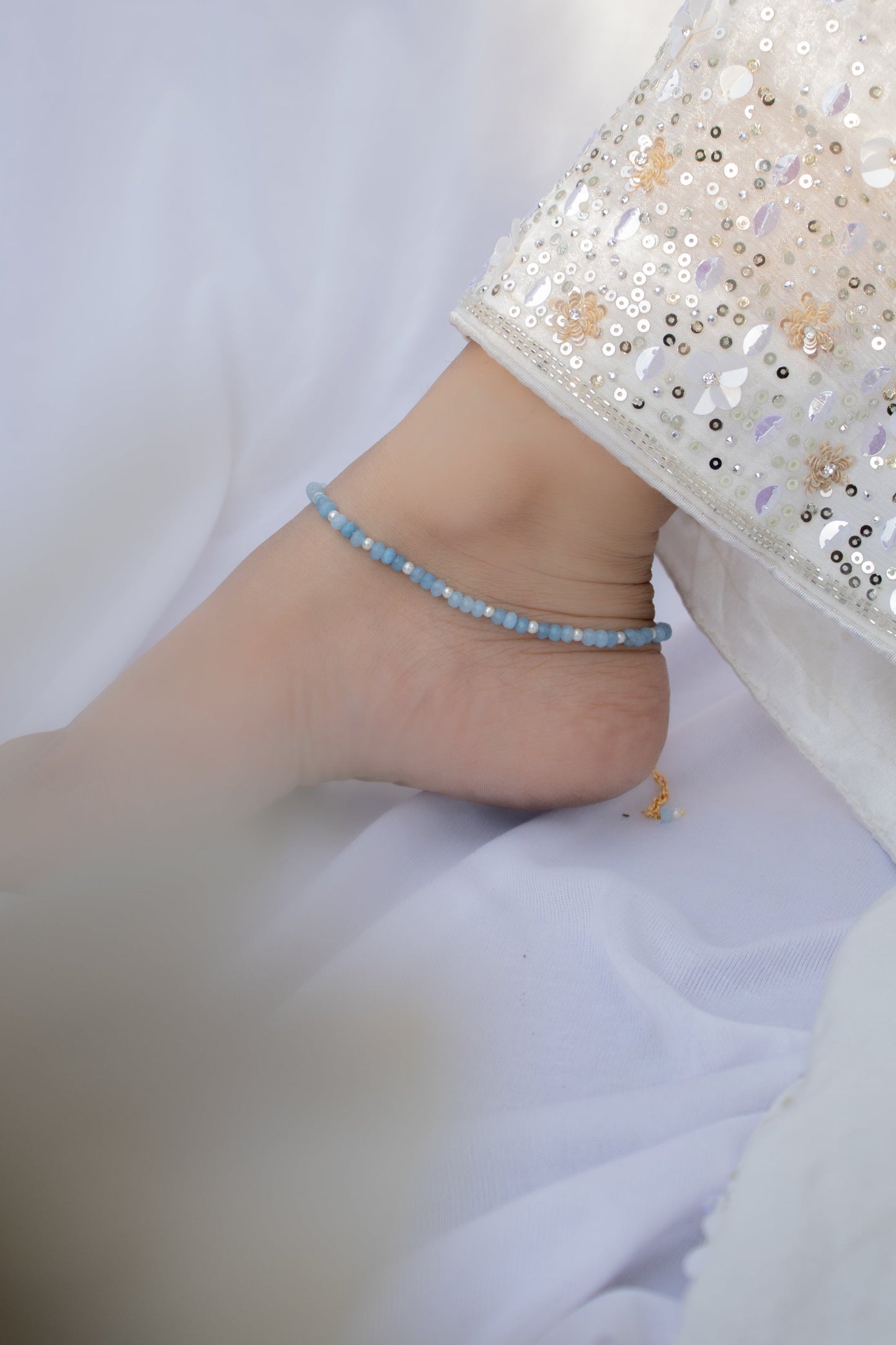 Blue Skies Anklet - Pair of 2