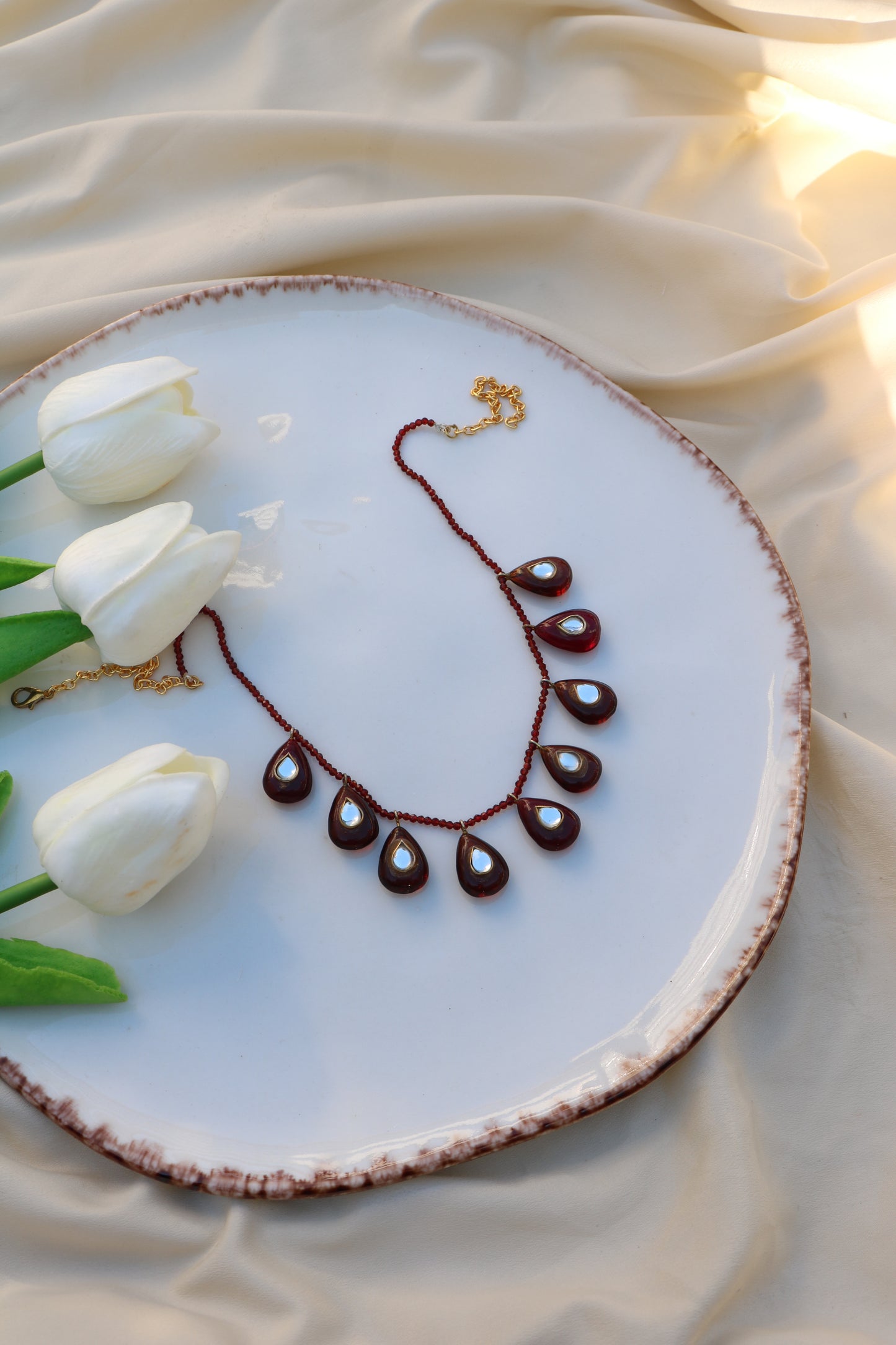 Quince Scarlet Necklace