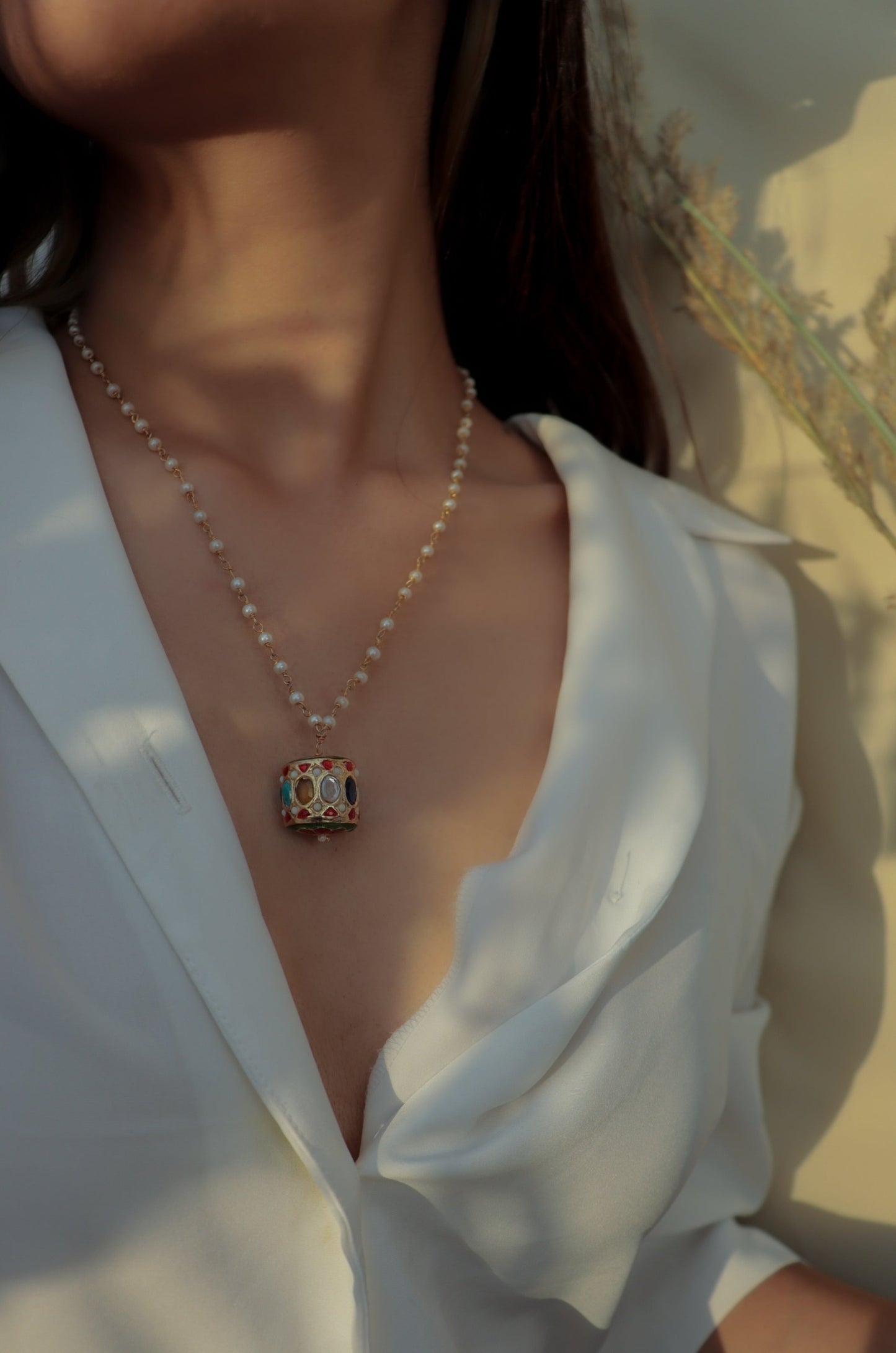 Dance of Chrome Necklace