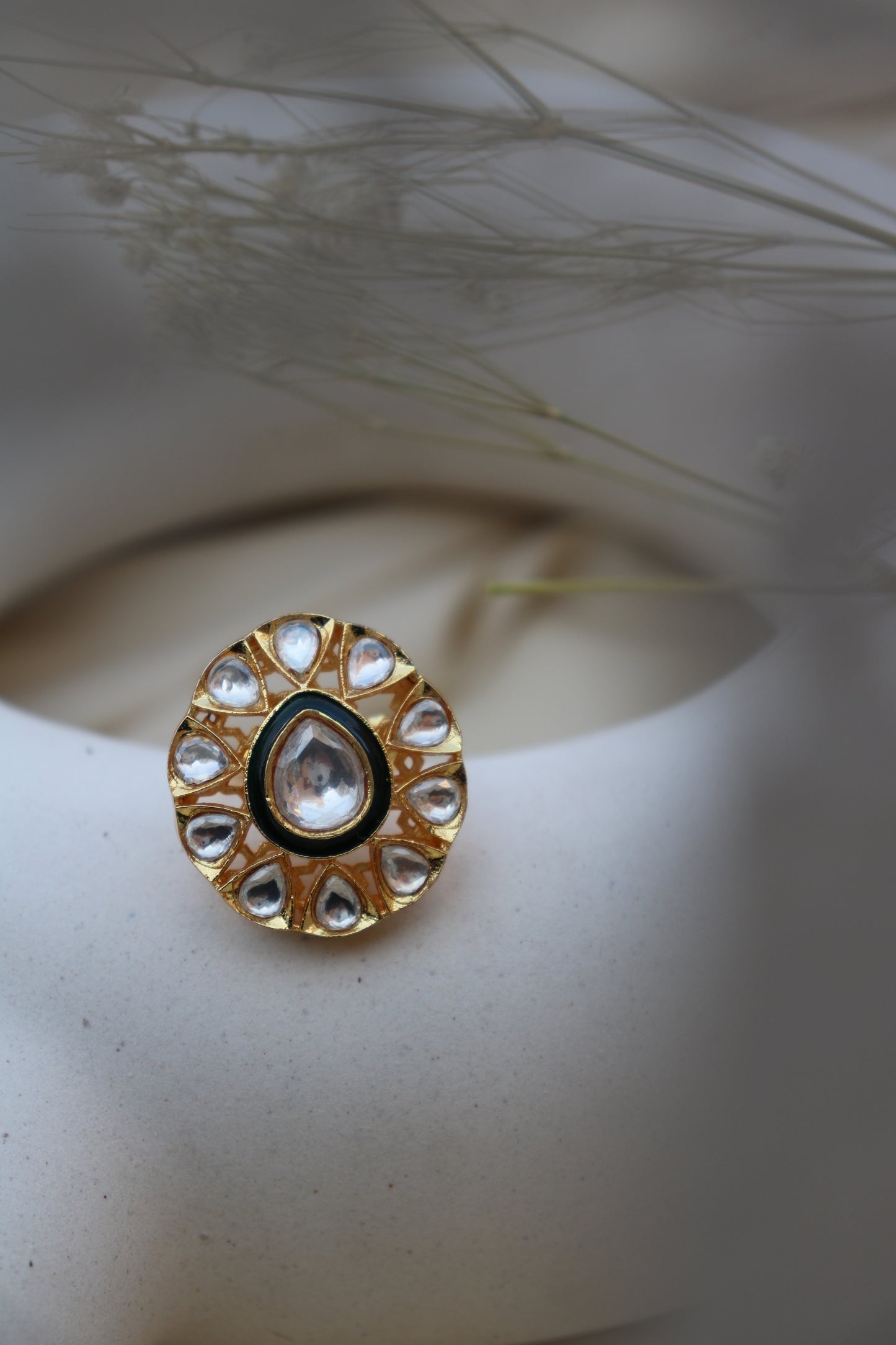 Zeena Kundan Ring