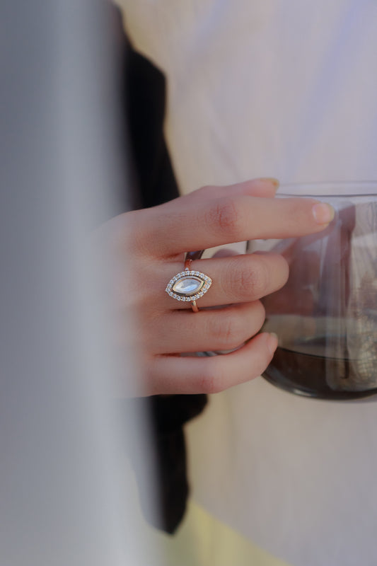 Visha Kundan Ring