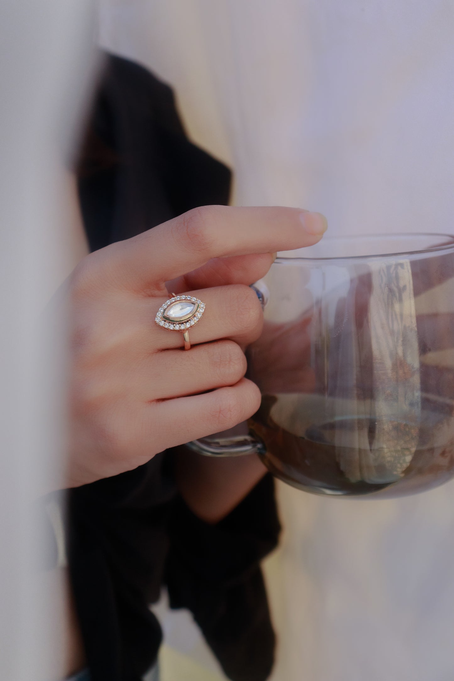 Visha Kundan Ring