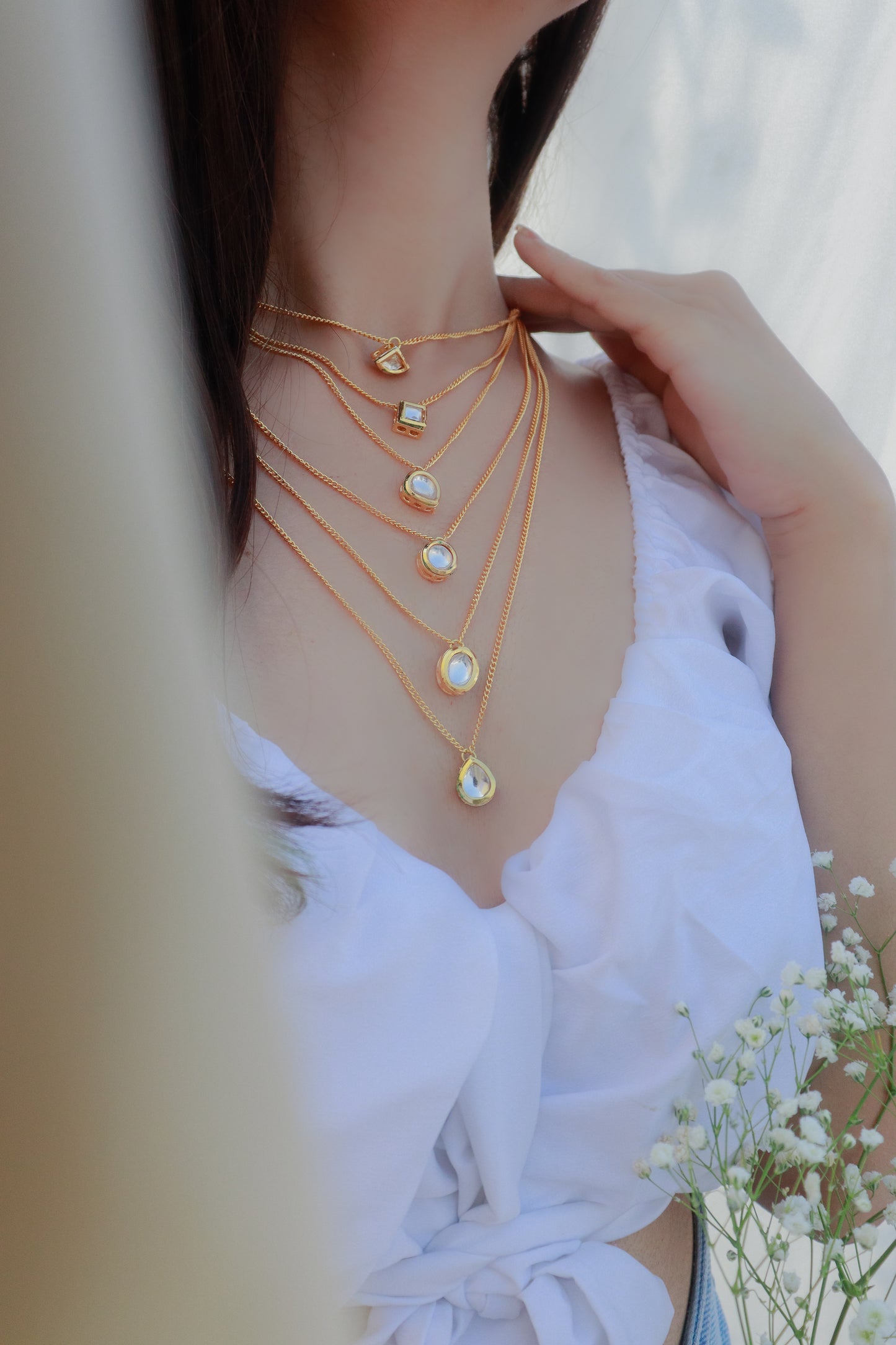 Azma Kundan Multilayered Necklace