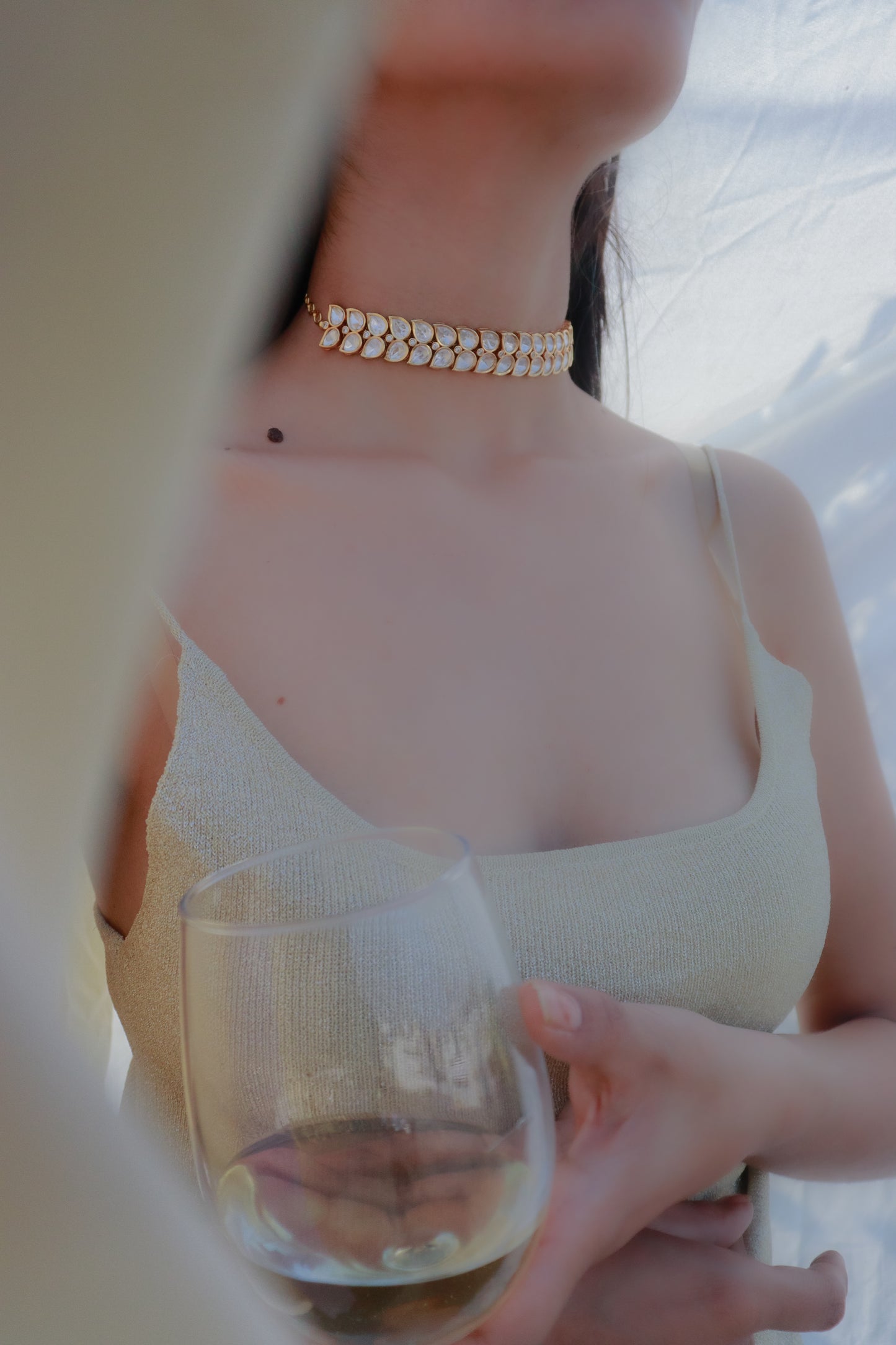 Uva Kundan Choker Necklace