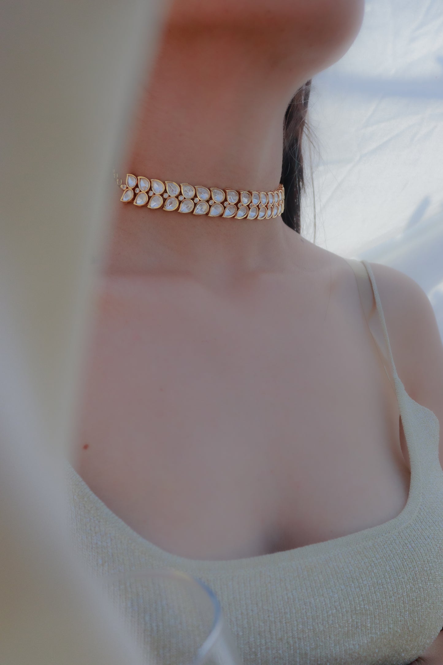 Uva Kundan Choker Necklace